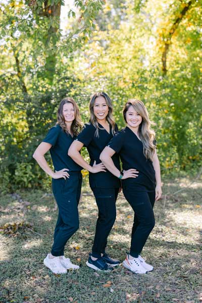 Kendall, Ashley, and Tammy, from Parkside Dental