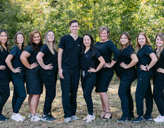 Team members at Parkside Dental. 